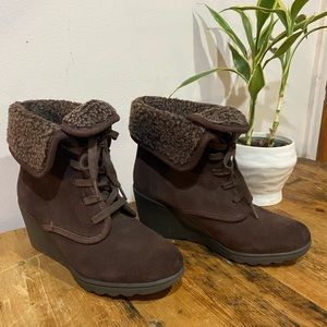 Womens Wedge Heel Boot